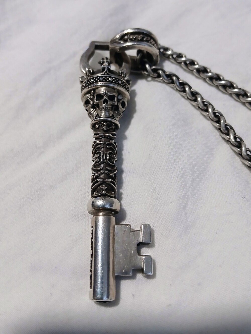 Night Rider 925 Silver King Chain and Pendant - Picture 4 of 6